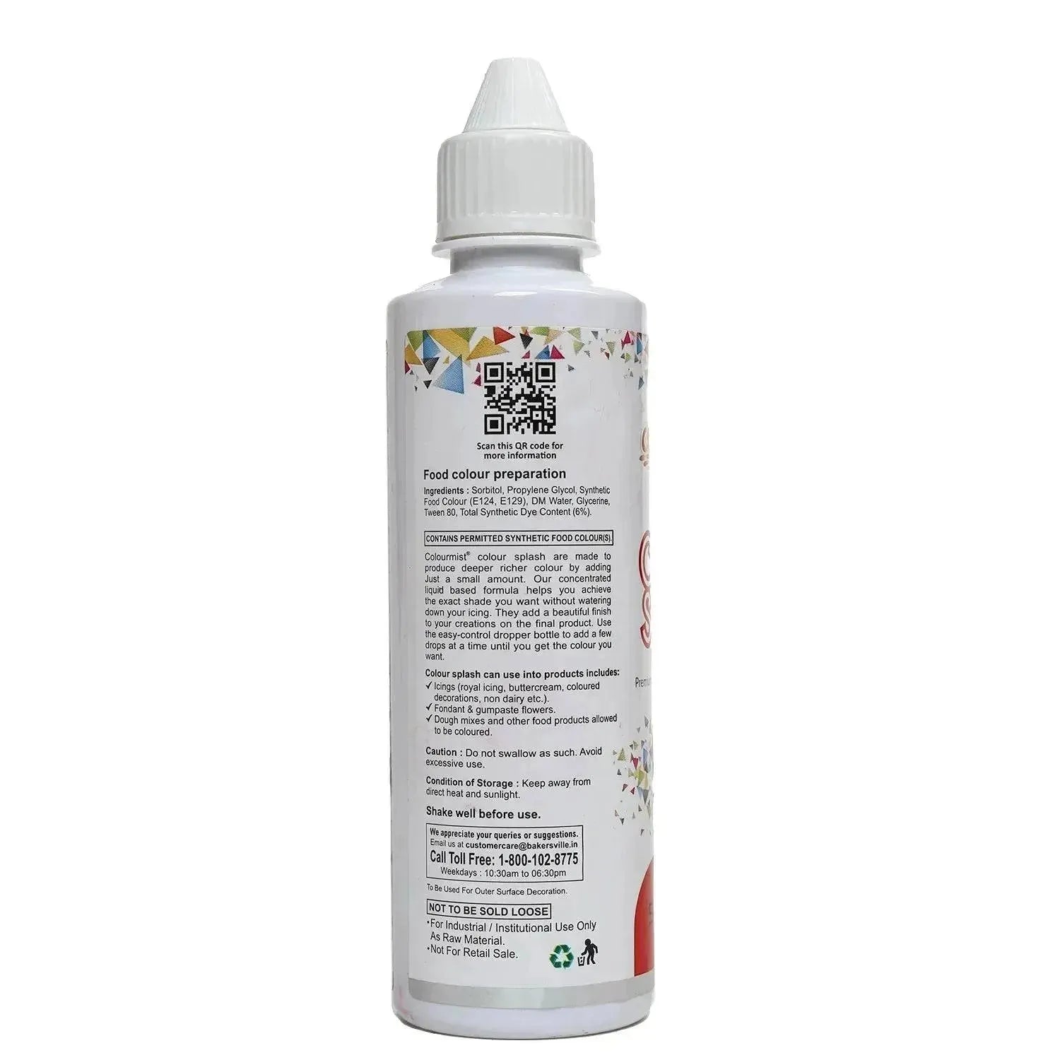 Colourmist Colour Splash (Red Strawberry), 200g - thebakingtools.com